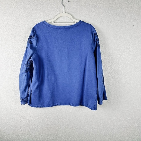 Soft Surroundings blue sweater size L - Picture 2 of 7
